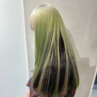 ロング カラー デザインカラー/パー マ🦖外岡咲希🦖のヘアスタイル