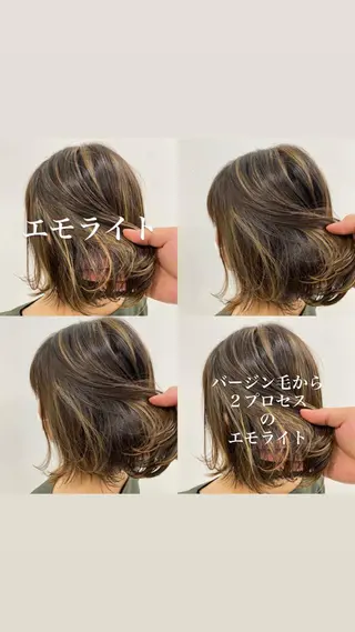 ショート カラー 美容室 HAKUAのヘアスタイル