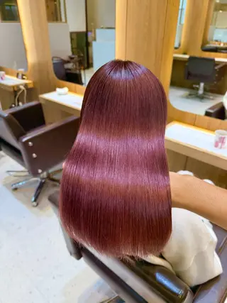 セミロング カラー エクステ/髪質改善 🖤RYUSEI🖤のヘアスタイル