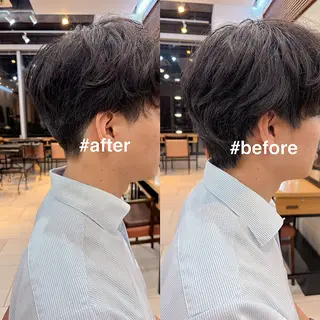 メンズ ボブ/ミディアム 親しみやすさ/さくらのヘアスタイル