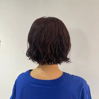 ショート ボブ／ブリーチカラー ／ゆづき🌟のヘアスタイル