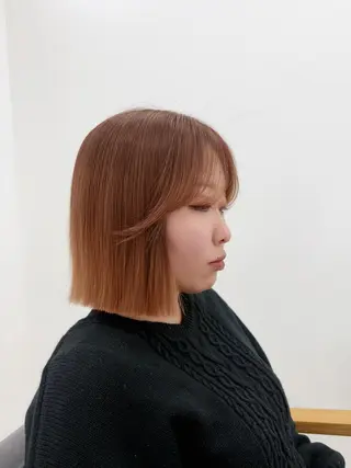 ショート Haruka 🎀暖色カラーのヘアスタイル