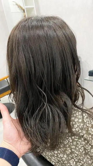 ミディアム カラー ⭐️ショート⭐️美髪 矯正⭐️水口陸のヘアスタイル