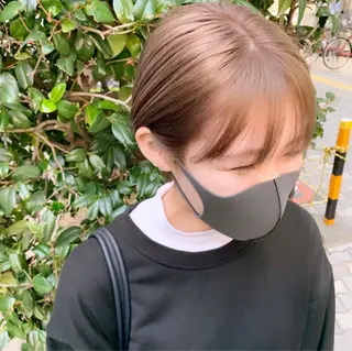 ショート カラー ワンホンヘア ケラチン/Kaitoのヘアスタイル