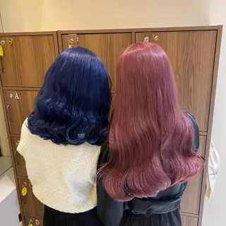 ロング カラー salon village所属・色落ちまで可愛い🧚 心斎橋hikaruのヘアスタイル