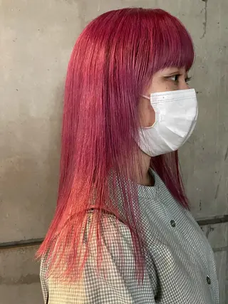 カラー モモ 🍑のマツエク・マツパデザイン