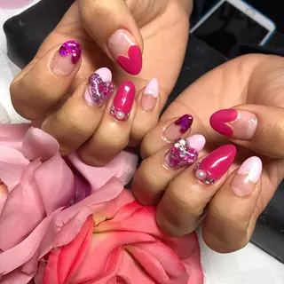 ミディアム ネイル 《LB》ラブリエ Nail&eyeのマツエク・マツパデザイン