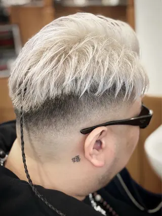 ショート カラー ブレイズマン バーバーショップ所属・メンズデザインカラー 🌟れな🌟のヘアスタイル