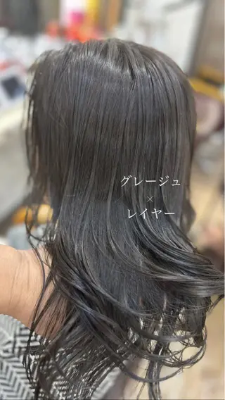 ミディアム カラー 髪質改善ストレートo rメンズスタイル今岡のヘアスタイル