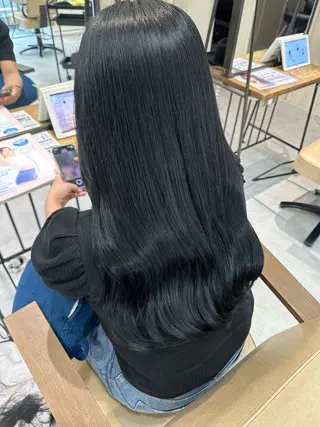 ロング カラー 髪質改善AUSTIN登戸所属・ICHIKA/暖色 カラー / Wカラーのヘアスタイル