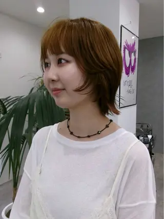 ミディアム aika/パーマ/ ショート/伏見のヘアスタイル