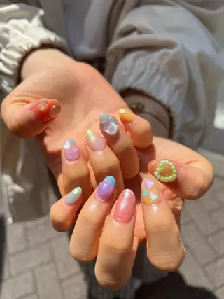 ネイル 個性派／中韓ネイル SAKURAのネイルデザイン