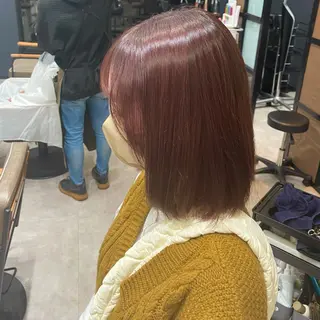 ミディアム 朝5分でキマる艶髪 ／ヤマダのヘアスタイル