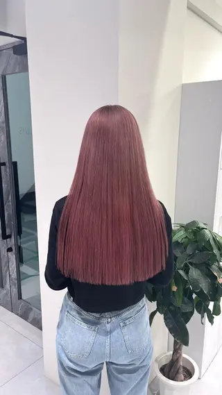 ロング カラー 髪質改善/レイヤー 兼折楓馬のヘアスタイル