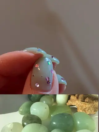 ネイル なんば堀江/育爪施術 ニュアンス✻Kaphのネイルデザイン