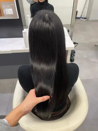 ロング カラー カラーモデル募集/ 森本明花のヘアスタイル