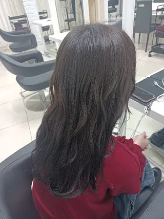 ロング 【縮毛矯正/レディー スカット】美涼🎀のヘアスタイル