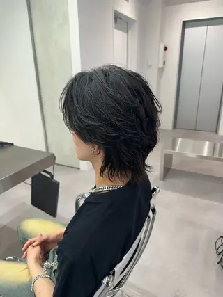 ミディアム パーマ メンズ 📖丸山飛鳥/ メンズミディアム📖のヘアスタイル