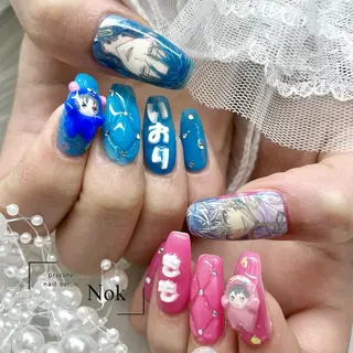 ネイル 池袋痛ネイル Nok. 渡辺のネイルデザイン
