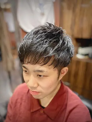 ショート メンズ 山田 哲平のヘアスタイル