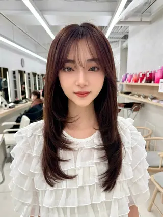 ロング ショート/ボブ/ 白髪ぼかし/しんやのヘアスタイル