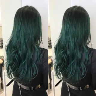 ロング カラー Le'a渋谷所属・インナーエクステ渋谷 🦋KAJIのヘアスタイル