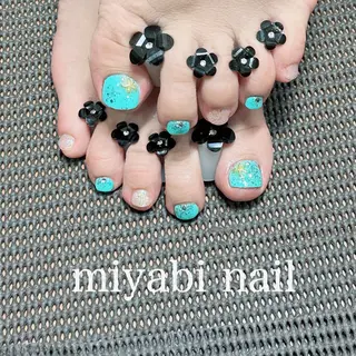 ネイル miyabi nail 桂川駅近くのネイルデザイン