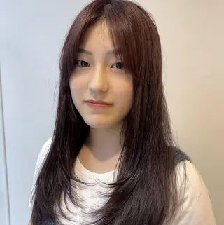 セミロング モデル募集/カレン /レイヤーカットのヘアスタイル