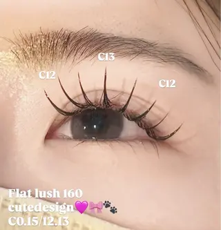 マツエク・マツパ RocoLush🍯 HINATA౨ৎ⋆ෆのマツエク・マツパデザイン