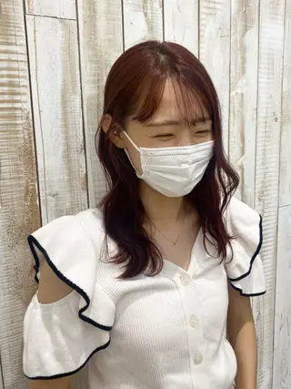 ロング カラー 🍏すがの みき🍏のヘアスタイル