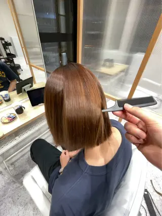 ショート 美髪矯正/髪質改善 /氏原のヘアスタイル