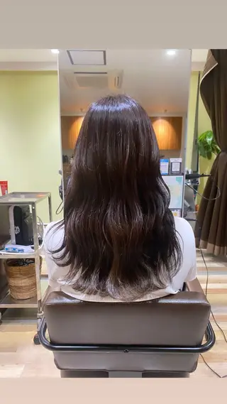 ロング カラー カットモデル募集💎 YURA🌷🫧のヘアスタイル