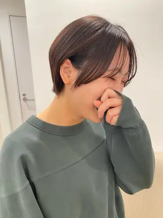 ショート マツモト カラー/ショートボブのヘアスタイル