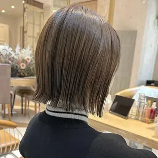 ショート 艶カラー/ボブ /似合わせ/田口愛那のヘアスタイル