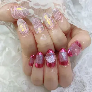 ネイル La neige* yuki 🥯🍑のネイルデザイン