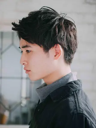 ショート カラー パーマ メンズ ルシエ吉祥寺所属・🥖牧野 純🥖のヘアスタイル