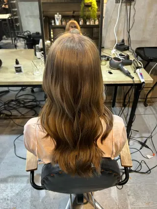 ロング おがわ まなのヘアスタイル