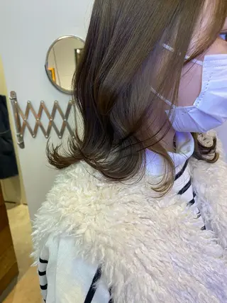 ミディアム GO TODAY SHAiRE SALON 原宿Stella店所属・𓍯柔らかhair 𓍯 yukinoのヘアスタイル