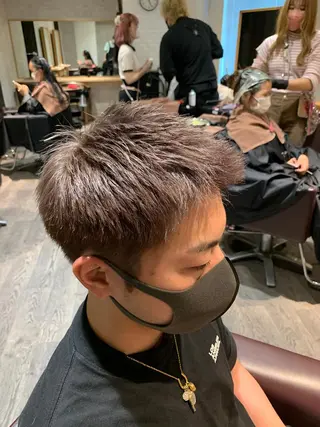 カラー メンズ 中川歩　髪質改善 ツヤカラー【横浜】のヘアスタイル