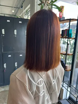 ミディアム FERIA桃山台🍑 𝕄𝕖𝕘𝕦のヘアスタイル
