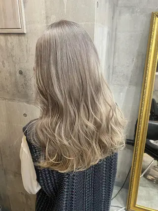 セミロング カラー SHURI❤️‍🔥 中/韓mix ♡のヘアスタイル