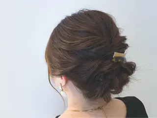 セミロング ヘアアレンジ Uni.所属・地毛風ストレート/ 髪質改善/榎本流行のヘアスタイル