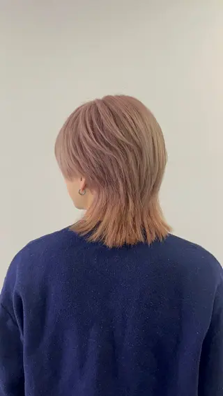 カラー メンズ 山本 梨華のヘアスタイル
