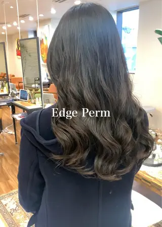 セミロング パーマ 古沢 新のヘアスタイル