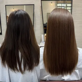 セミロング ✨髪質改善✨ 縮毛矯正/佐藤恵太のヘアスタイル