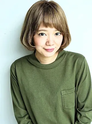 ショート カラー パーマ flencia 丸 和博｜カットのヘアスタイル