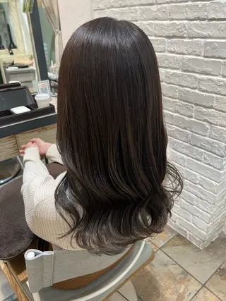 ロング カラー 下池 紗加のヘアスタイル