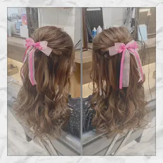 ロング ヘアアレンジ ヘアセット/着付け 𓇼 松本 夏美𓇼のヘアスタイル