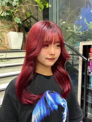 ロング レイヤー／マツエク 💋𝑨𝑵𝑵𝑨のヘアスタイル