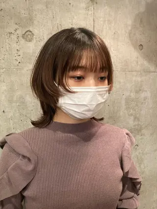 ミディアム ✂︎岡根 京花✂︎のヘアスタイル